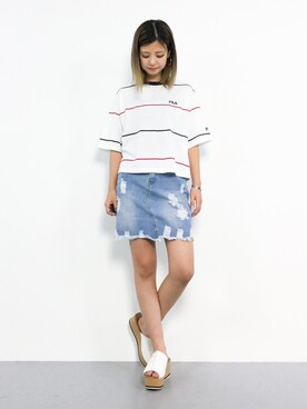 もえぴーさん（レディース・156cm）の夏コーディネート