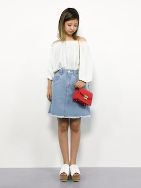 もえぴーさん（レディース・156cm）の夏コーディネート