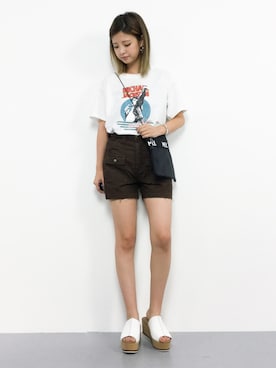 もえぴーさん（レディース・156cm）の夏コーディネート