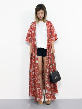 もえぴーさん（レディース・156cm）の夏コーディネート