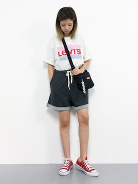 もえぴーさん（レディース・156cm）の夏コーディネート