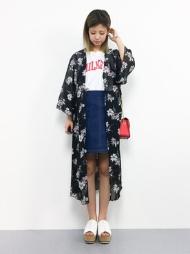 もえぴーさん（レディース・156cm）の夏コーディネート