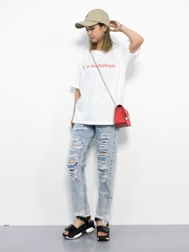 もえぴーさん（レディース・156cm）の夏コーディネート