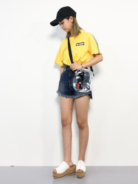 もえぴーさん（レディース・156cm）の夏コーディネート