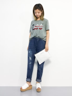 もえぴーさん（レディース・156cm）の夏コーディネート