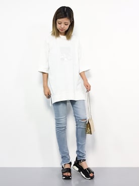 もえぴーさん（レディース・156cm）の夏コーディネート