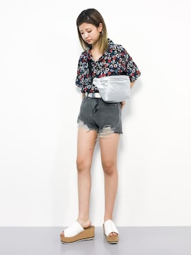 もえぴーさん（レディース・156cm）の夏コーディネート