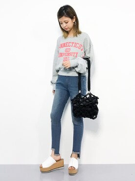 もえぴーさん（レディース・156cm）の夏コーディネート