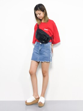 もえぴーさん（レディース・156cm）の夏コーディネート