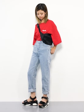 もえぴーさん（レディース・156cm）の夏コーディネート