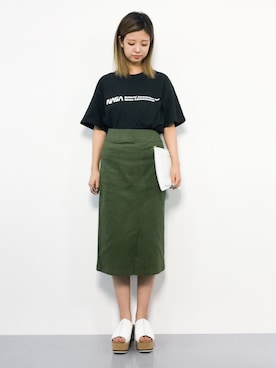 もえぴーさん（レディース・156cm）の夏コーディネート