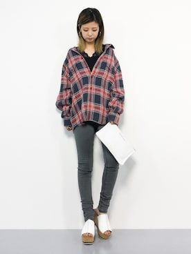 もえぴーさん（レディース・156cm）の夏コーディネート