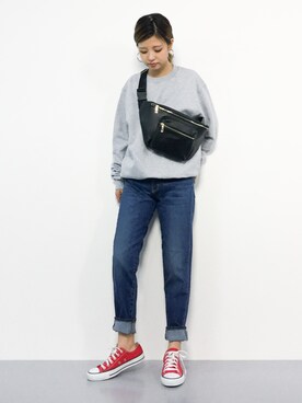 もえぴーさん（レディース・156cm）の秋コーディネート