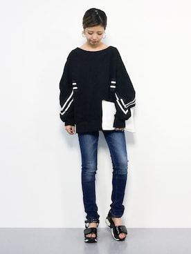 もえぴーさん（レディース・156cm）の秋コーディネート