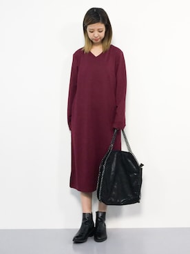 もえぴーさん（レディース・156cm）の秋コーディネート