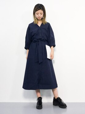 もえぴーさん（レディース・156cm）の秋コーディネート