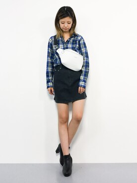 もえぴーさん（レディース・156cm）の秋コーディネート