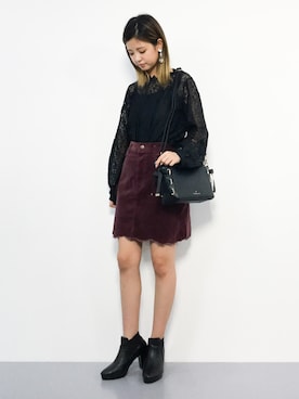 もえぴーさん（レディース・156cm）の秋コーディネート