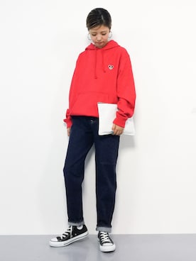 もえぴーさん（レディース・156cm）の秋コーディネート