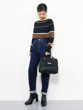 もえぴーさん（レディース・156cm）の秋コーディネート