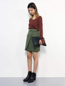 もえぴーさん(レディース・156cm)の秋コーディネート