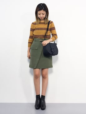 もえぴーさん（レディース・156cm）の秋コーディネート