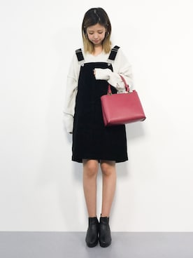 もえぴーさん（レディース・156cm）の秋コーディネート