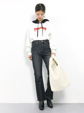 もえぴーさん（レディース・156cm）の秋コーディネート