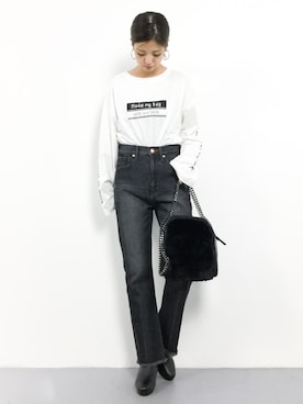 もえぴーさん（レディース・156cm）の秋コーディネート