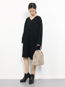 もえぴーさん（レディース・156cm）の秋コーディネート