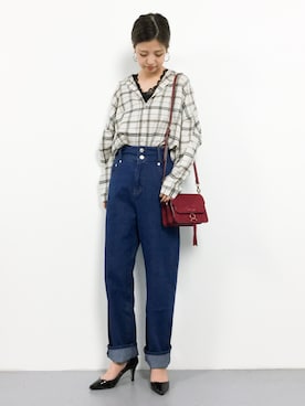 もえぴーさん（レディース・156cm）の秋コーディネート