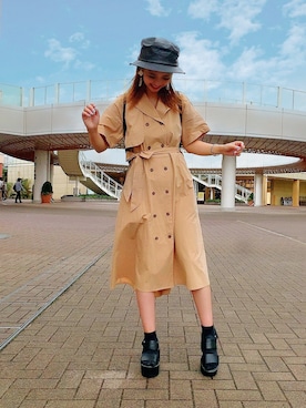 もえぴーさん（レディース・157cm）の秋コーディネート