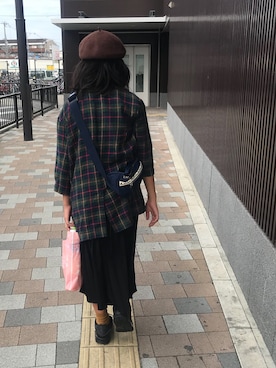 「アイテム（バッグ）」を使った、retoroさん（キッズ・130cm・10代）の秋コーディネート