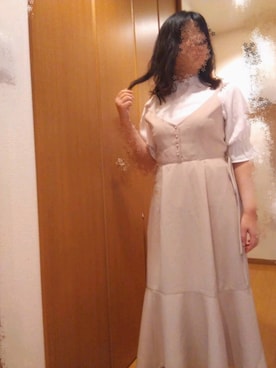 「アイテム（ワンピース/ドレス）」を使った、ゆーけさん（レディース・156cm・10代）の夏コーディネート
