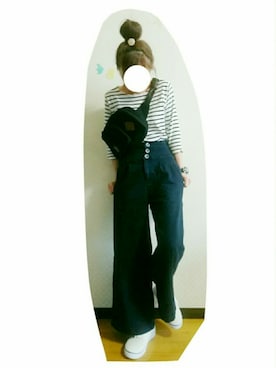 「devirock（デビロック）のアイテム（ショルダーバッグ）」を使った、こゆり２号さん（レディース・147cm）の夏コーディネート