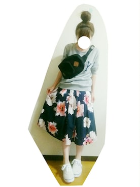 「devirock（デビロック）のアイテム（ショルダーバッグ）」を使った、こゆり２号さん（レディース・147cm）の夏コーディネート