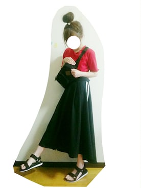 「devirock（デビロック）のアイテム（ショルダーバッグ）」を使った、こゆり２号さん（レディース・147cm）の夏コーディネート