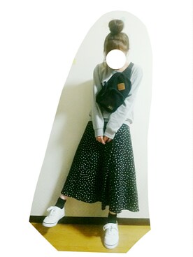 「devirock（デビロック）のアイテム（ショルダーバッグ）」を使った、こゆり２号さん（レディース・147cm）の秋コーディネート