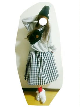 「devirock（デビロック）のアイテム（ショルダーバッグ）」を使った、こゆり２号さん（レディース・147cm）の秋コーディネート