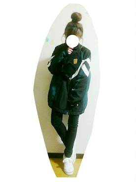 「devirock（デビロック）のアイテム（ショルダーバッグ）」を使った、こゆり２号さん（レディース・147cm）の冬コーディネート