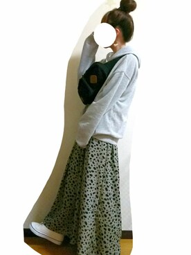 「devirock（デビロック）のアイテム（ショルダーバッグ）」を使った、こゆり２号さん（レディース・147cm）の春コーディネート