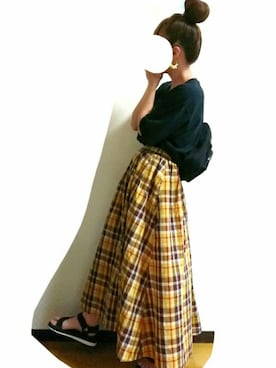 「devirock（デビロック）のアイテム（ショルダーバッグ）」を使った、こゆり２号さん（レディース・147cm）の夏コーディネート