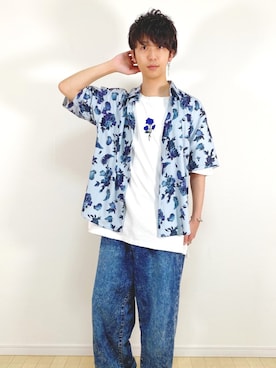 「IOSSELLIANI（イオッセリアーニ）のアイテム」を使った、Kyoさん（メンズ・170cm）の夏コーディネート