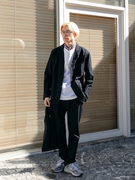 「KNOW WAVE（ノウ ウェイブ）のアイテム」を使った、Noro Yuiさん（メンズ・176cm）の冬コーディネート