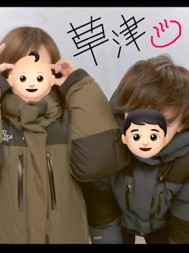 「お揃い」｜「アイテム（ジャケット/アウター）」を使った、Kotoさん（レディース・150cm）の秋コーディネート