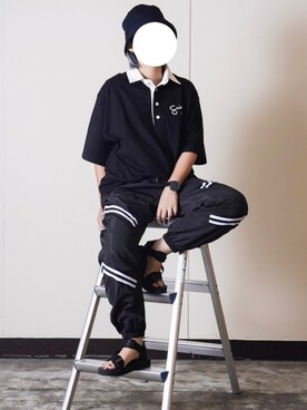 「GRIEZ（グリーズ）のアイテム」を使った、カリメロくんさん（メンズ・160cm）の夏コーディネート