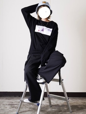 「C.E（シーイー）のアイテム（帽子）」を使った、カリメロくんさん（メンズ・160cm）の秋コーディネート