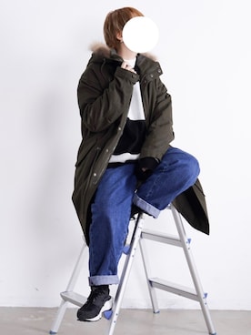「CASPER JOHN」｜「アイテム（モッズコート）」を使った、カリメロくんさん（メンズ・160cm）の秋コーディネート