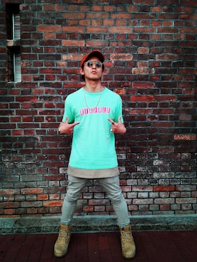 「Kinfolk（キンフォーク）のアイテム」を使った、たつおさん（メンズ・170cm）の春コーディネート