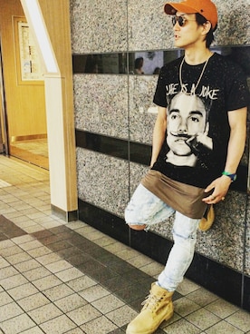 「ジャスティンビーバー」｜たつおさん（メンズ・170cm・30代）の春コーディネート